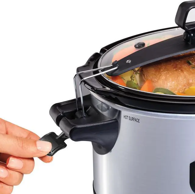 Alt view image 3 of 7 - Hamilton Beach 33867 6 Qt. Advanced Temp Tracker Slow Cooker