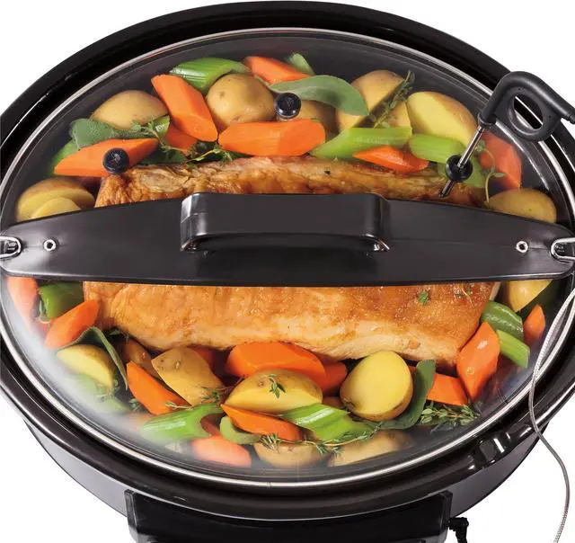 Alt view image 4 of 7 - Hamilton Beach 33867 6 Qt. Advanced Temp Tracker Slow Cooker
