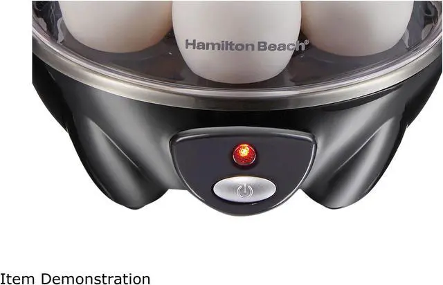 Alt view image 5 of 7 - Hamilton Beach 25507 3-in-1 Egg Cooker with 7 Egg Capacity, Black