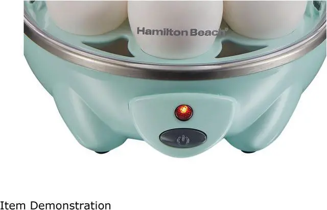 Alt view image 7 of 10 - Hamilton Beach 25504 Teal 3-in-1 Egg Cooker with 7 Egg Capacity