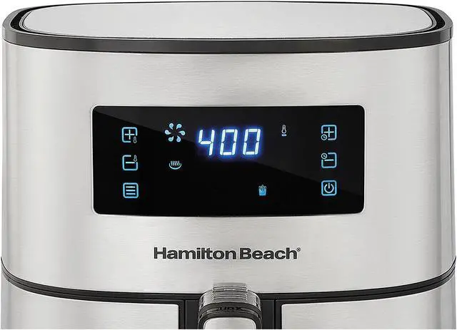 Alt view image 2 of 7 - Hamilton Beach 35075 5 Liter Digital Air Fryer with Nonstick Basket