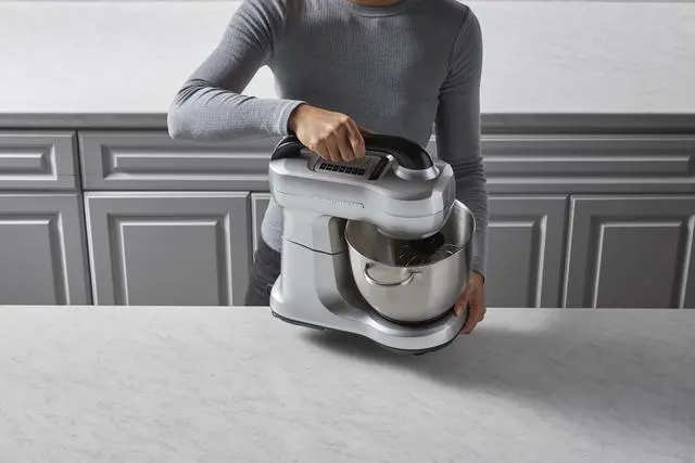 Alt view image 10 of 12 - Hamilton Beach 63392G 7 Speed Stand Mixer Silver