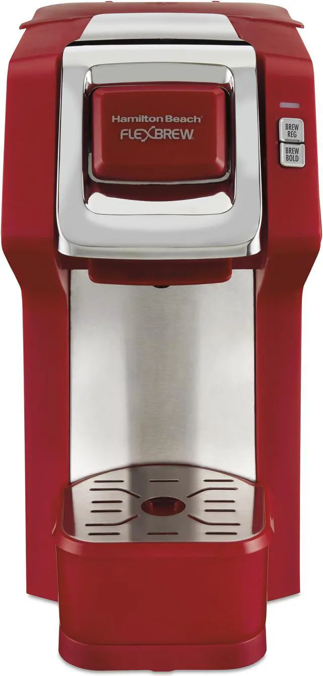 Alt view image 3 of 7 - Hamilton Beach 49945 FlexBrew Single-Serve Coffee Maker, Red
