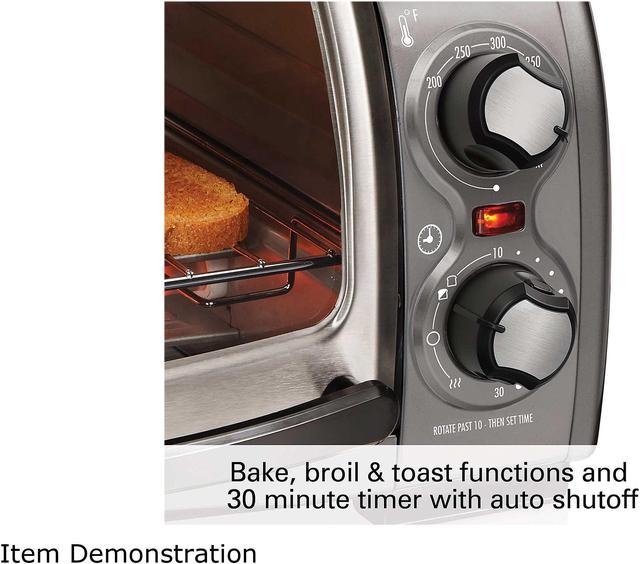 Hamilton Beach Easy Reach Toaster Oven (Great for Tight Spaces)