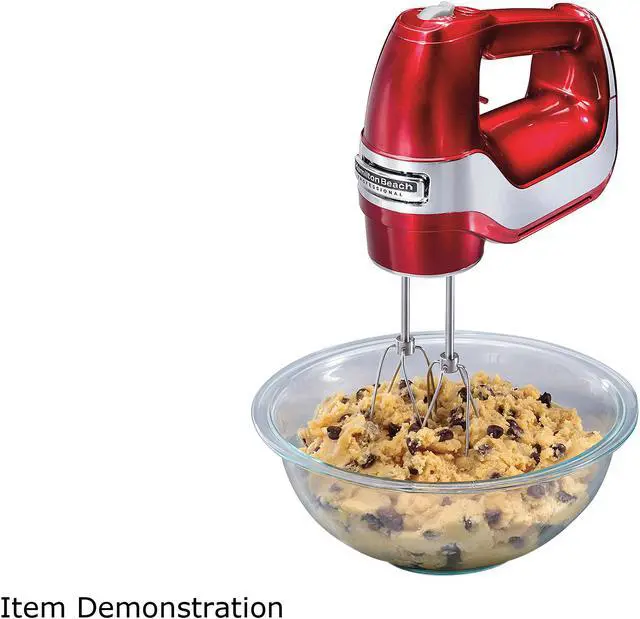Alt view image 4 of 5 - Hamilton Beach 62653 Professional Hand Mixer 5 Speed Red