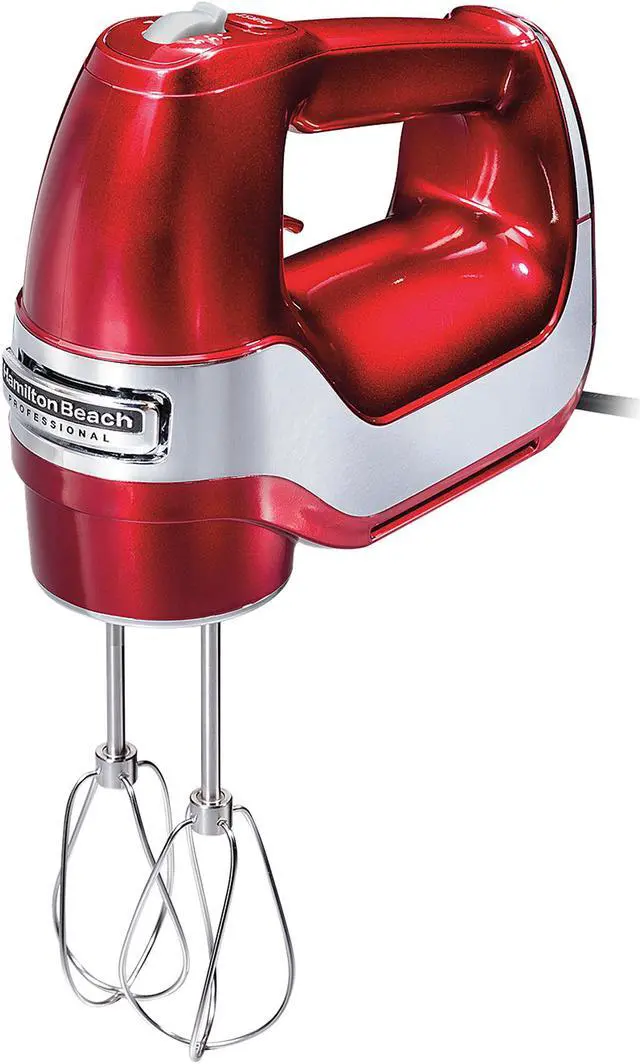 Main image of Hamilton Beach 62653 Professional Hand Mixer 5 Speed Red