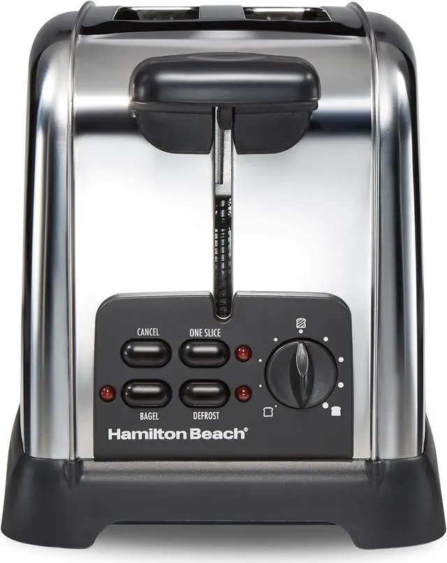 Alt view image 2 of 7 - Hamilton Beach 22782 Classic 2 Slice Toaster with Sure-Toast Technology