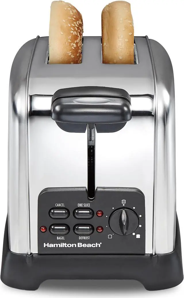 Alt view image 3 of 7 - Hamilton Beach 22782 Classic 2 Slice Toaster with Sure-Toast Technology