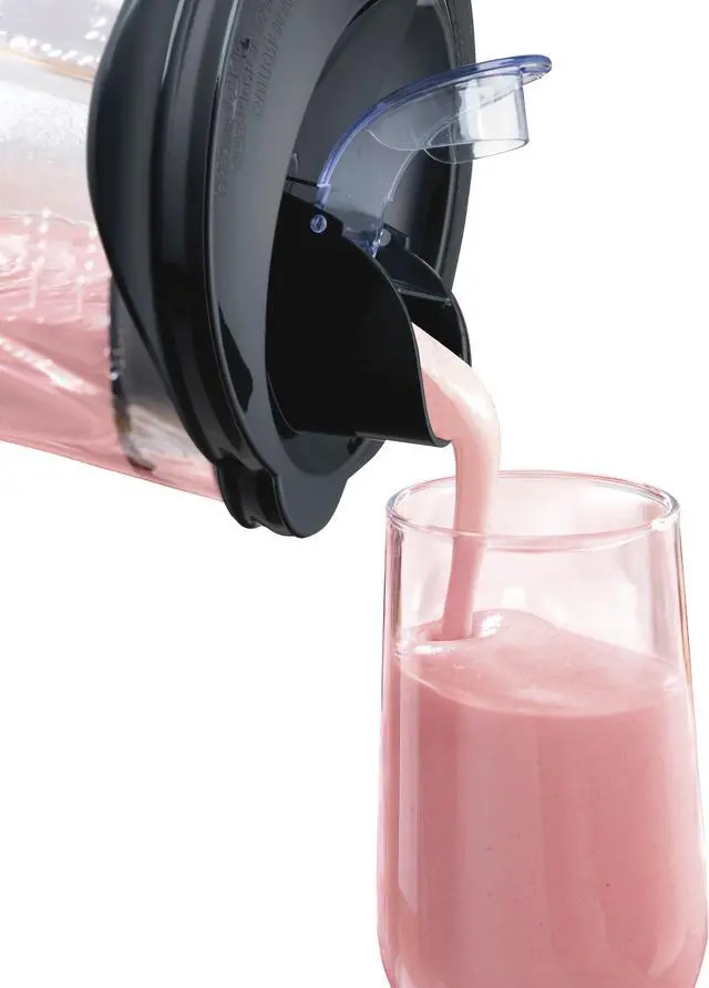 Alt view image 7 of 7 - Hamilton Beach 58175 Black 40 oz. Jar Size Power Elite 40 oz. Glass Jar Blender