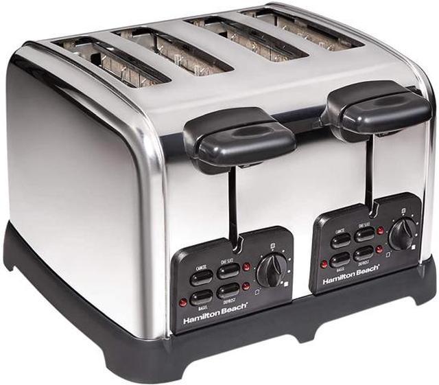 Hamilton Beach Red and Stainless Steel Stainless Steel Bread Maker