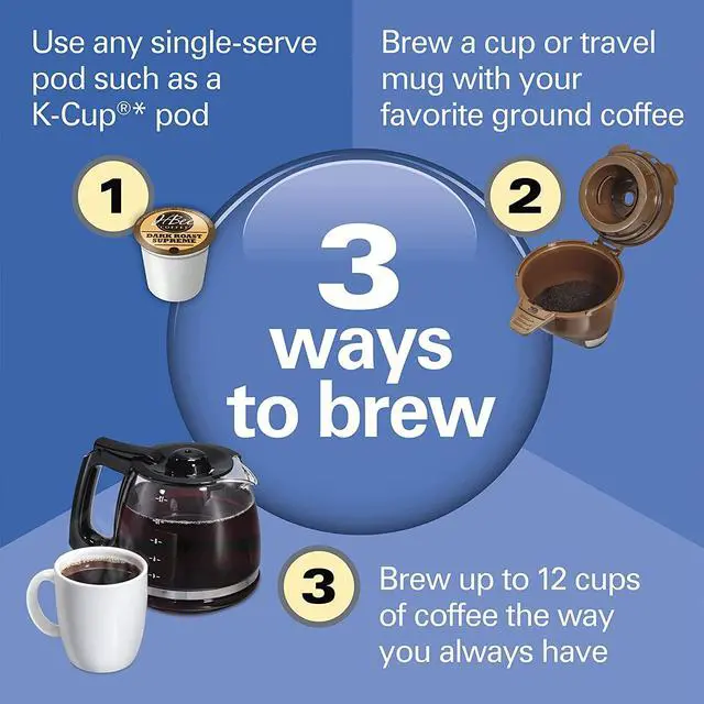 Alt view image 2 of 6 - Hamilton Beach 49902 FlexBrew Trio Coffee Maker