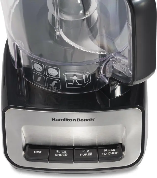 Alt view image 7 of 8 - Hamilton Beach 70585 Stack & Snap 14 Cup Duo Food Processor