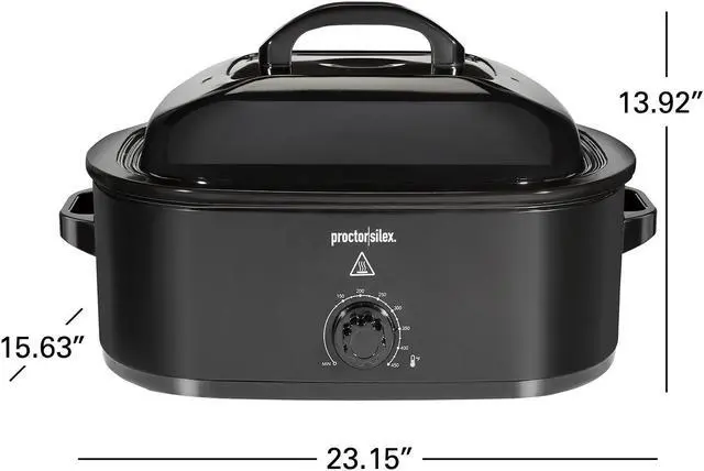 Alt view image 2 of 3 - Hamilton Beach 32210 Black 20 Quart Electric Roaster Oven
