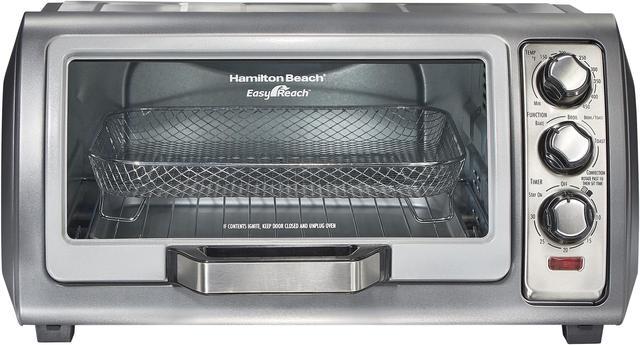 Hamilton Beach 6-Slice Stainless Steel Convection Toaster Oven (1400-Watt)  in the Toaster Ovens department at