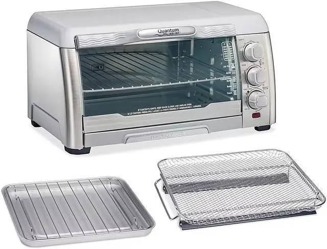 Alt view image 2 of 7 - Hamilton Beach Air Fryer Toaster Oven with Quantum Air Fry™ Technology (31350G)