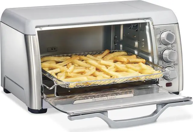 Alt view image 5 of 7 - Hamilton Beach Air Fryer Toaster Oven with Quantum Air Fry™ Technology (31350G)