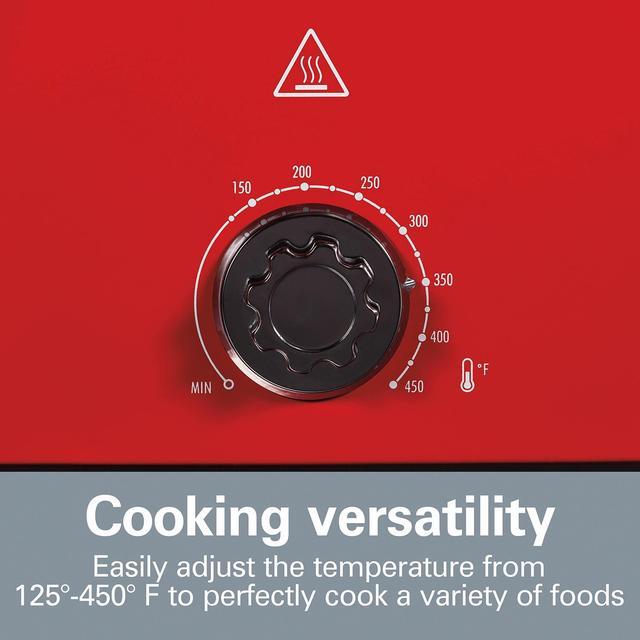 Alt view image 4 of 6 - Hamilton Beach 22 Quarts Electric Roaster Oven, Red (Model: 32235G)
