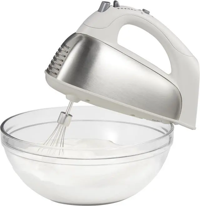 Alt view image 3 of 5 - Hamilton Beach 64655 Classic 4 Quart 6 Speed Stand Mixer White