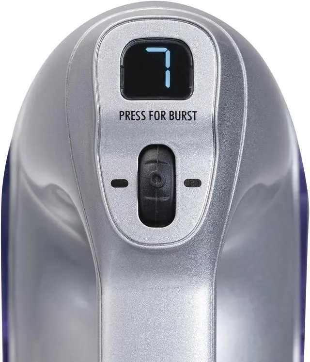 Alt view image 3 of 6 - Hamilton Beach Professional 7-Speed Digital Electric Hand Mixer with High-Performance DC Motor - Silver  62657