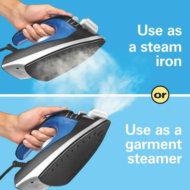 Alt view image 2 of 8 - Hamilton Beach 14525F 2 in 1 Iron/Steamer