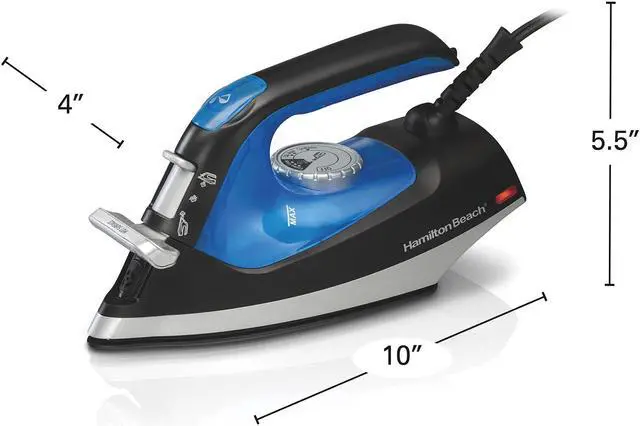 Alt view image 8 of 8 - Hamilton Beach 14525F 2 in 1 Iron/Steamer