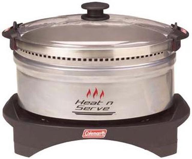 Coleman Tailgating Slow Cooker Heat 'n Serve Portable Propane Camping 9935