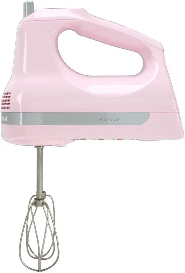 Alt view image 2 of 5 - KitchenAid KHM7TPK Ultra Power Plus 7-Speed Hand Mixer Pink