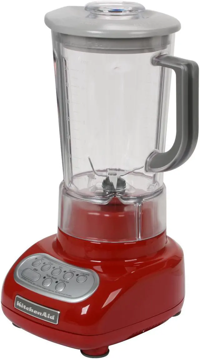 Alt view image 2 of 6 - KitchenAid KSB560ER Empire Red 56 oz. Jar Size 56 oz. Polycarbonate Pitcher Blender 5 speeds