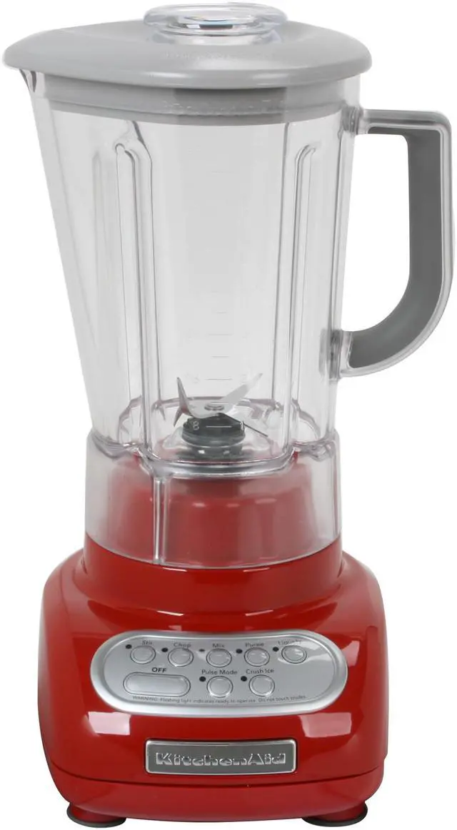 Main image of KitchenAid KSB560ER Empire Red 56 oz. Jar Size 56 oz. Polycarbonate Pitcher Blender 5 speeds