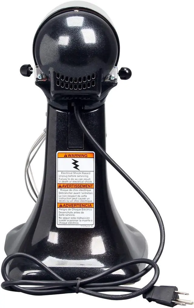Alt view image 4 of 7 - KitchenAid KSM150PSCV Artisan Tilt-Head 5-Quart Stand Mixer Caviar