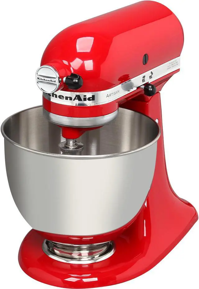Main image of KitchenAid KSM150PSER Artisan Stand Mixer with Pouring Shield, 5 Quarts, Empire Red