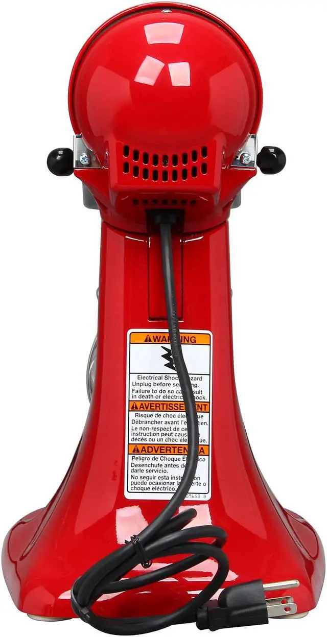 Alt view image 4 of 6 - KitchenAid KSM150PSER Artisan Stand Mixer with Pouring Shield, 5 Quarts, Empire Red