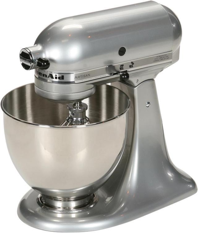 KitchenAid KSM152PSCR 10 Speed Stand Mixer w/ 5 qt Stainless Bowl &  Accessories, Chrome
