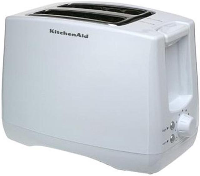 KitchenAid KTT340WH White 2-Slice Polycarbonate Toaster 