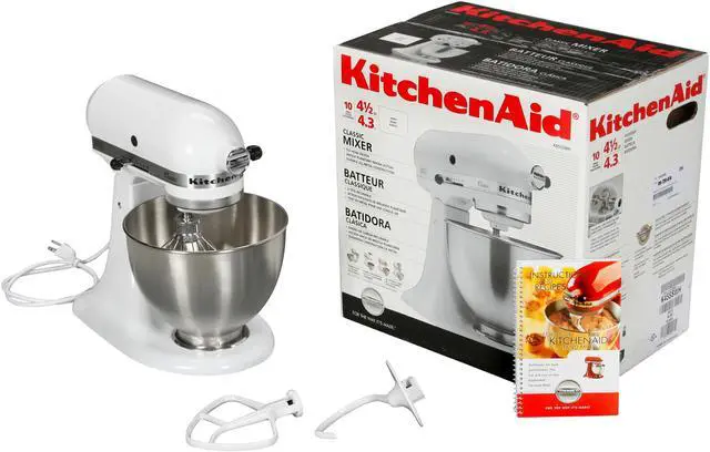 Alt view image 6 of 6 - KitchenAid Classic 4.5 Qt. Tilt-Head Stand Mixer K45SSWH