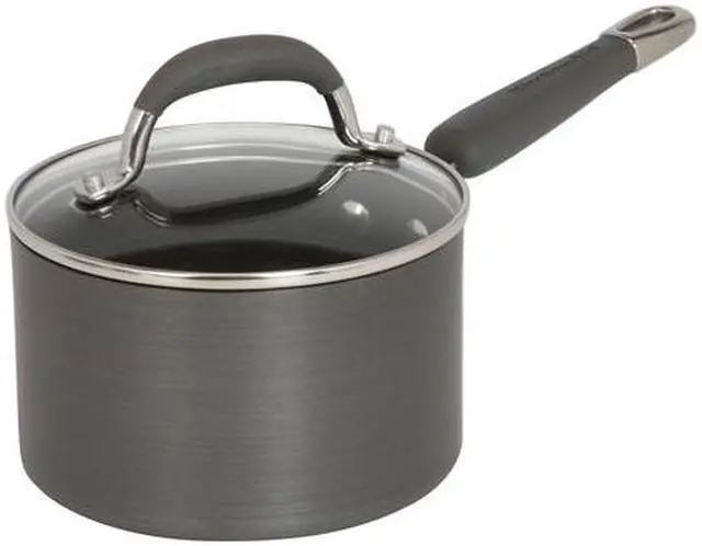 Alt view image 7 of 13 - KitchenAid Gourmet Essentials Nonstick Hard-Anodized 10-Piece Cookware Set