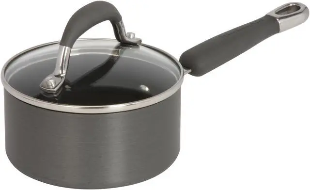 Alt view image 9 of 13 - KitchenAid Gourmet Essentials Nonstick Hard-Anodized 10-Piece Cookware Set