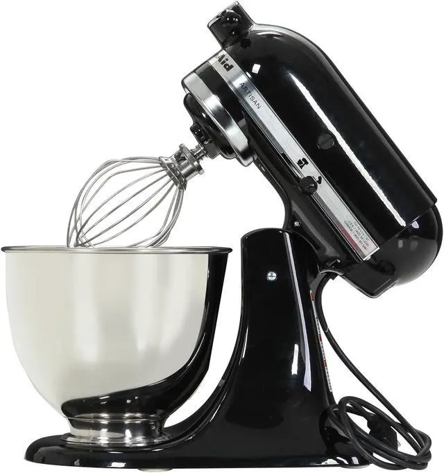 Alt view image 5 of 7 - KitchenAid KSM150PSOB Artisan Stand Mixer with Pouring Shield, 5 Quarts, Onyx Black
