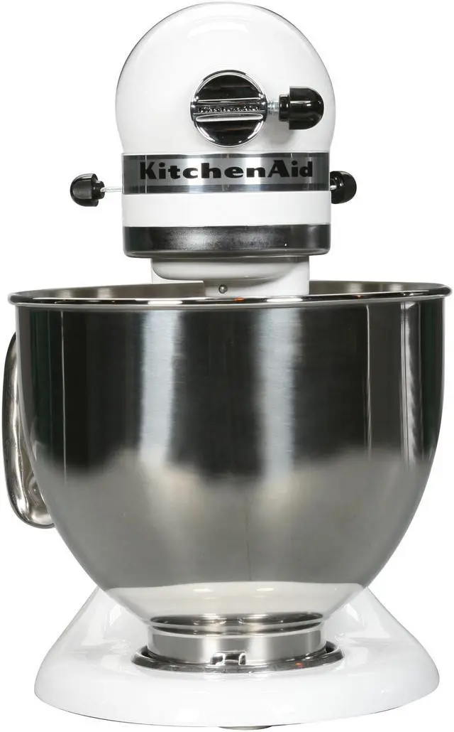 Alt view image 3 of 8 - KitchenAid KSM150PSWH Artisan Stand Mixer with Pouring Shield, 5 Quarts, White