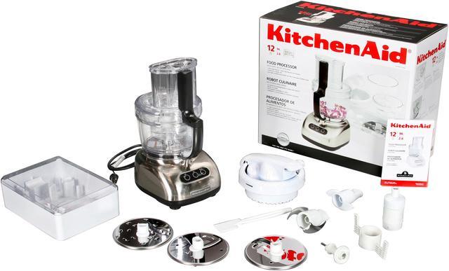 Alt view image 7 of 7 - KitchenAid KFPM770NK Brushed Nickel 12-Cup Food Processor