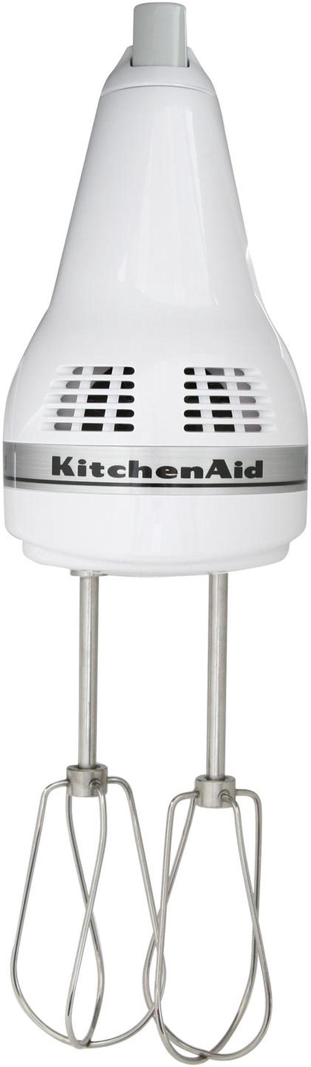 KitchenAid KHM3WH-1 Classic 3-Speed Hand Mixer Beaters Included