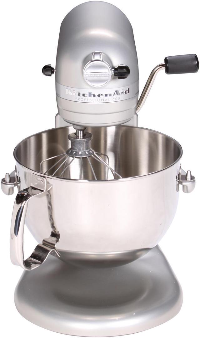 Kitchenaid Professional 600 Stand Mixer 6 quart, Nickle Pearl Polished  Metal (Renewed)