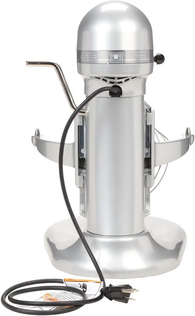 Alt view image 4 of 6 - KitchenAid KV25GOXMC Professional 450 Watt 5™ Plus Series 5 Quart Bowl-Lift Stand Mixer Chrome
