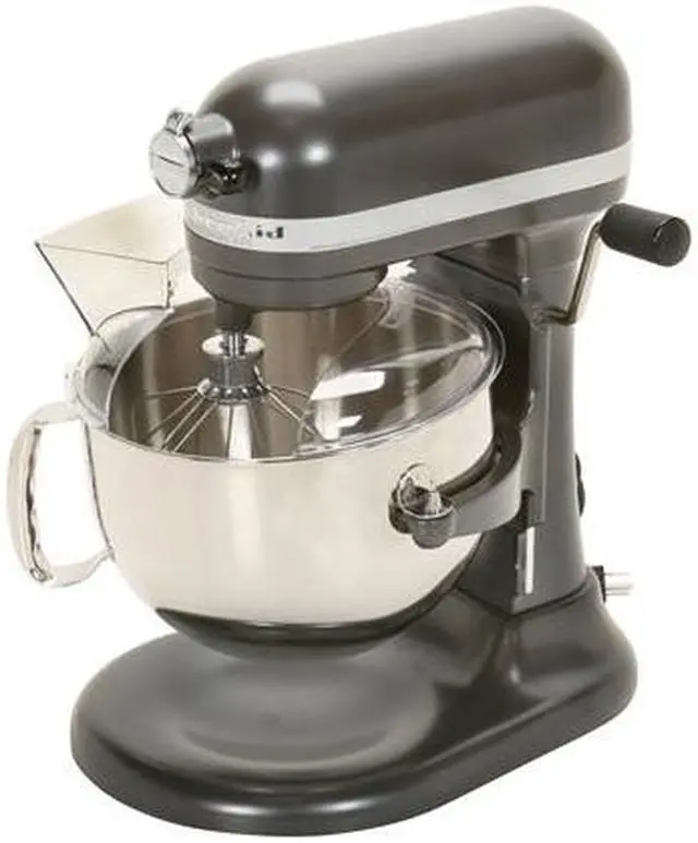 Alt view image 2 of 7 - KitchenAid KP26M1XDP Professional 600 6 Quart Stand Mixer Dark Pewter