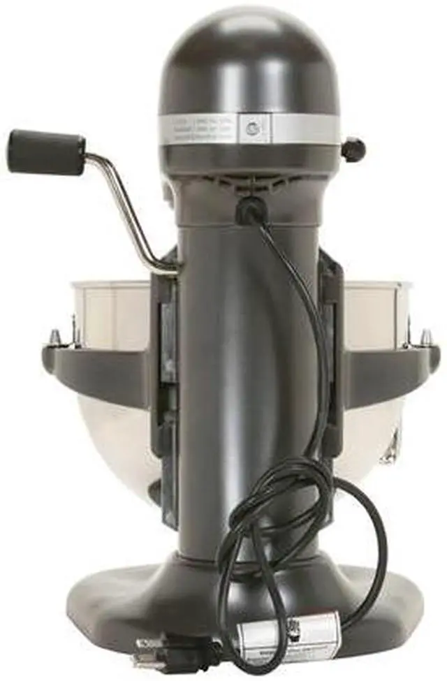 Alt view image 4 of 7 - KitchenAid KP26M1XDP Professional 600 6 Quart Stand Mixer Dark Pewter