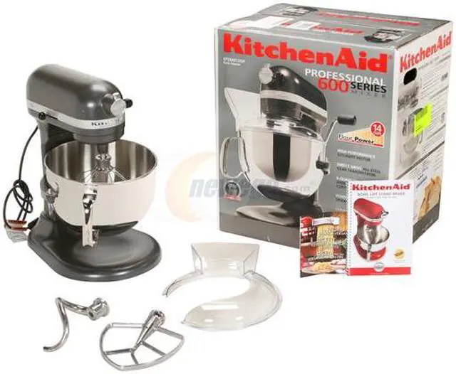 Alt view image 7 of 7 - KitchenAid KP26M1XDP Professional 600 6 Quart Stand Mixer Dark Pewter
