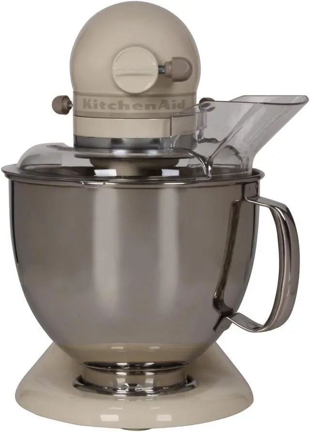 Alt view image 2 of 7 - KitchenAid KSM150PSAC Artisan Series 5-Quart Tilt-Head Stand Mixer Almond Cream