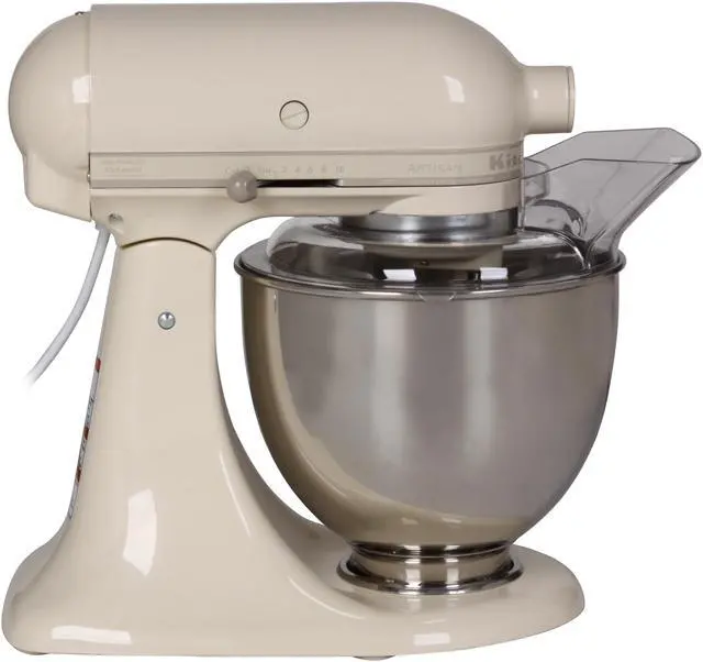 Alt view image 3 of 7 - KitchenAid KSM150PSAC Artisan Series 5-Quart Tilt-Head Stand Mixer Almond Cream