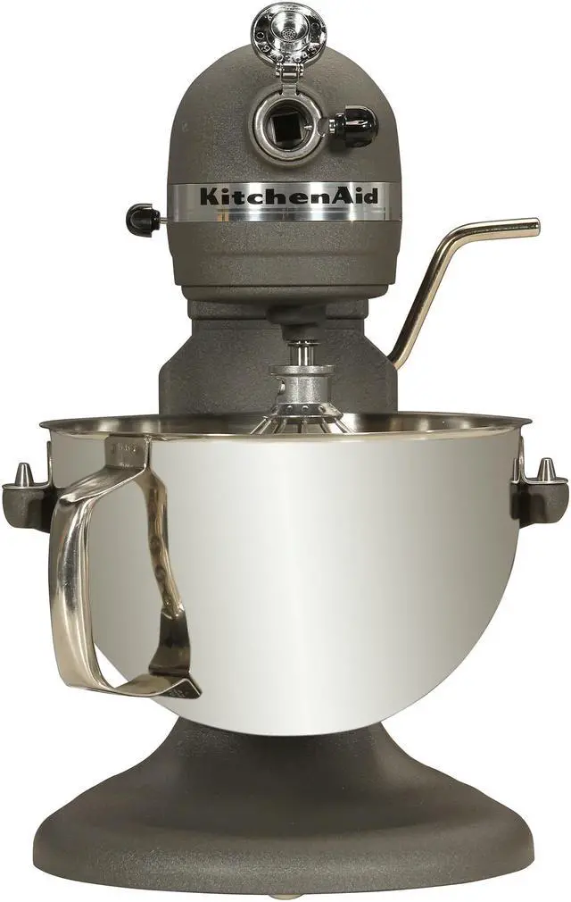 Alt view image 2 of 7 - KitchenAid KV25GOXGR Professional 5 Plus Series Stand Mixer Imperial Grey