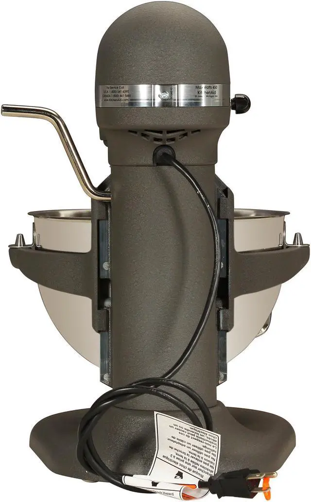 Alt view image 4 of 7 - KitchenAid KV25GOXGR Professional 5 Plus Series Stand Mixer Imperial Grey